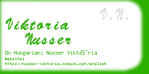 viktoria nusser business card